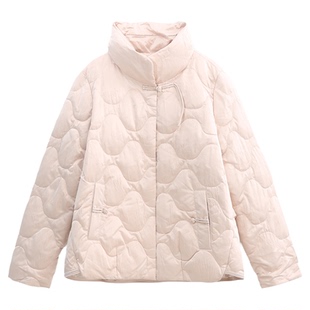 科尚新中式羽绒服女2025年新款冬季国风盘扣防风立领短款外套显高