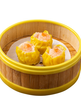 美味点心虾仁烧卖四师姐猪肉干蒸