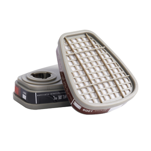 米子6001滤毒盒6002/6003/6004/6005/6006滤芯6200防毒面具过滤盒