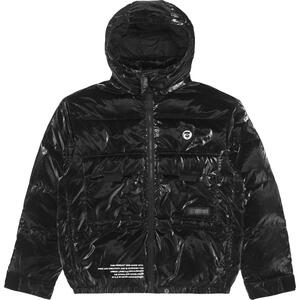 Aape亮面连帽羽绒服外套7552XXJ