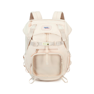 meowbunny原创自制 书包女初中生大容量双肩痛包ins小众学生背包