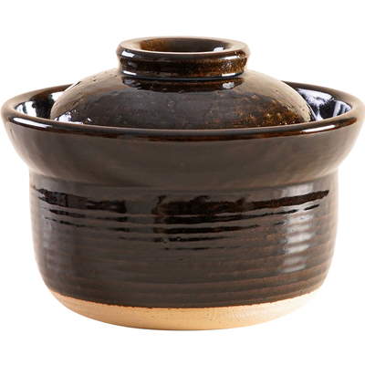 内山窑伊贺烧陶土砂锅
