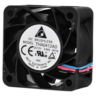台达THA0412AD静音4020 12V0.6A机箱电源交换机服务器散热风扇4CM