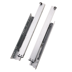 汇泰龙托底抽屉导轨橱柜抽屉底部滑道隐藏缓冲滑轨底装阻尼轨道