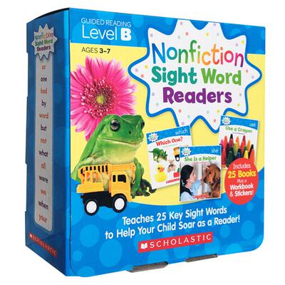 英文原版 关键词书 Nonfiction Sight Word Readers: Level B 科普读物 启蒙入门 幼儿读物