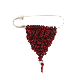 三坛星石【圣诞帽 】925银胸针配大衣 毛衣胸针 小众原创圣诞礼物