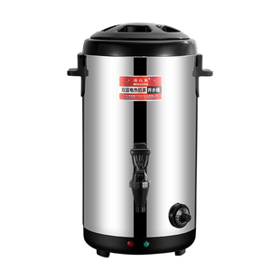 伟纳斯电热奶茶桶商用双层全自动加热保温不锈钢大容量烧水开水桶