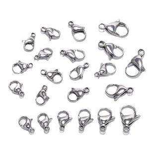 钛钢不掉色龙虾扣 不锈钢真空镀金收尾扣手工diy手链项链饰品配件