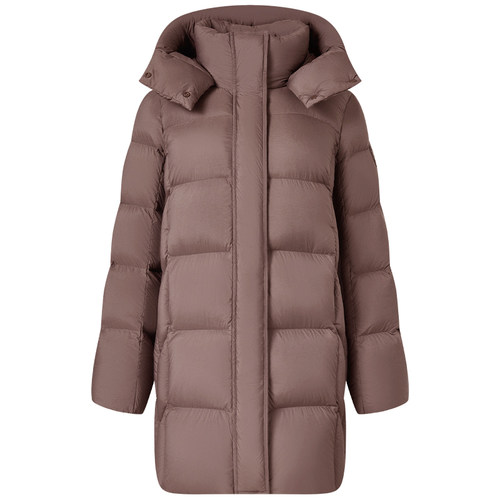 坦博尔妈妈款羽绒服女士中长款2025年新款加厚大码面包服冬装外套