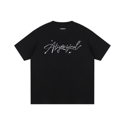 ATRY花体LOGO系列水银印花短袖