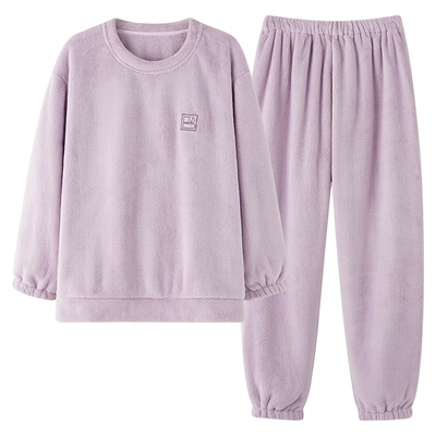 珊瑚绒睡衣女2025秋冬新款加厚