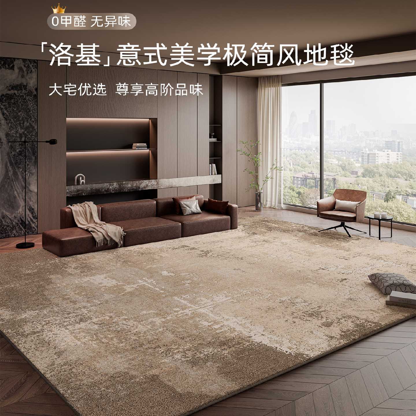 地毯客厅2025新款意式极简卧室免洗可擦家用房间茶几可拆洗床边毯