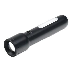 飞利浦强光手电筒超亮伸缩变焦带侧灯多功能户外工作耐用便携家用