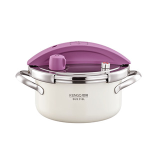 铿锵高压锅316L不锈钢迷你小型汤锅家用防爆燃气电磁炉通用压力锅