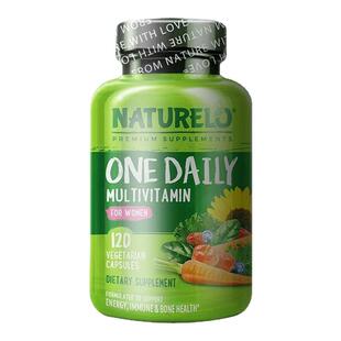 Naturelo女性复合维生素女士综合多维全食物有机果蔬营养