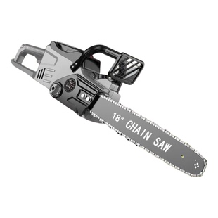 进口大容量锂电池电锯充电式电链锯户外伐木锯手持多功能砍树锯子