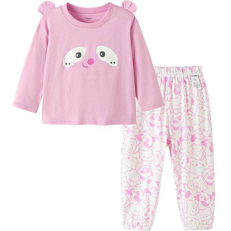 巴拉巴拉宝宝睡衣套装秋季新品男童女童家居服可外出小童造型萌趣