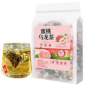 蜜桃乌龙茶一口清甜果香超解腻