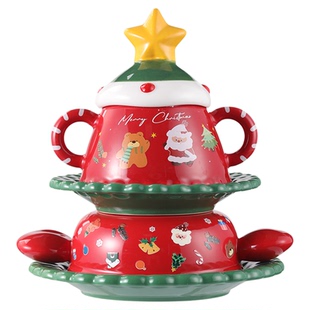 新款创意圣诞礼物女生闺蜜生日平安夜元旦新年实用水杯餐具小礼品