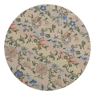 新品高定八多宝石榴花仿宋锦面料轻奢旗袍新中式上衣外套布料