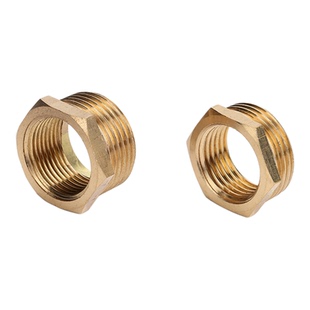 农用吸水管泵道铜外六分转内公制四分M22内外丝G 1/2螺纹补心接头