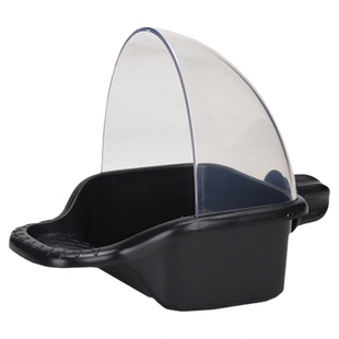 优嗖鹦鹉艺术食盒防漏防洒防撒防溅鸟食杯饲料盒耐咬喂食器鸟笼用