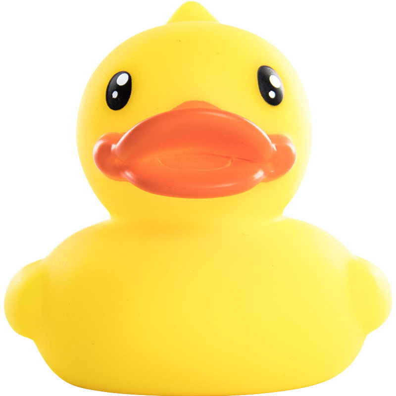 b.duck浮水鸭发声小黄鸭动漫周边摆件儿童戏水婴儿洗澡玩具bduck