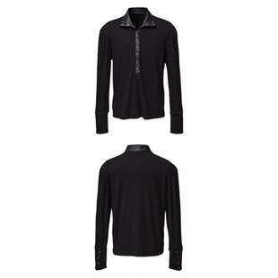 Recoverzone25Fw松紧&quot奶quot打底衫上衣立领口亨利polo衫男装