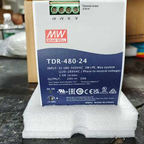 询价-明纬TDR-480-24，台湾明纬开关电源24V20A480