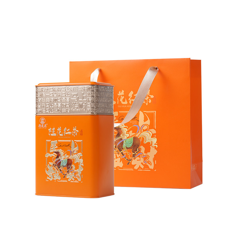 郑莲英茶叶桂花红茶正品官方旗舰店散茶桂花乌龙茶茶叶礼盒装250g