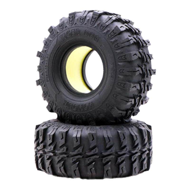 TigerDog 老虎狗 1.9寸超软 仿真攀爬轮胎SCX10 90046 D90 TRX4