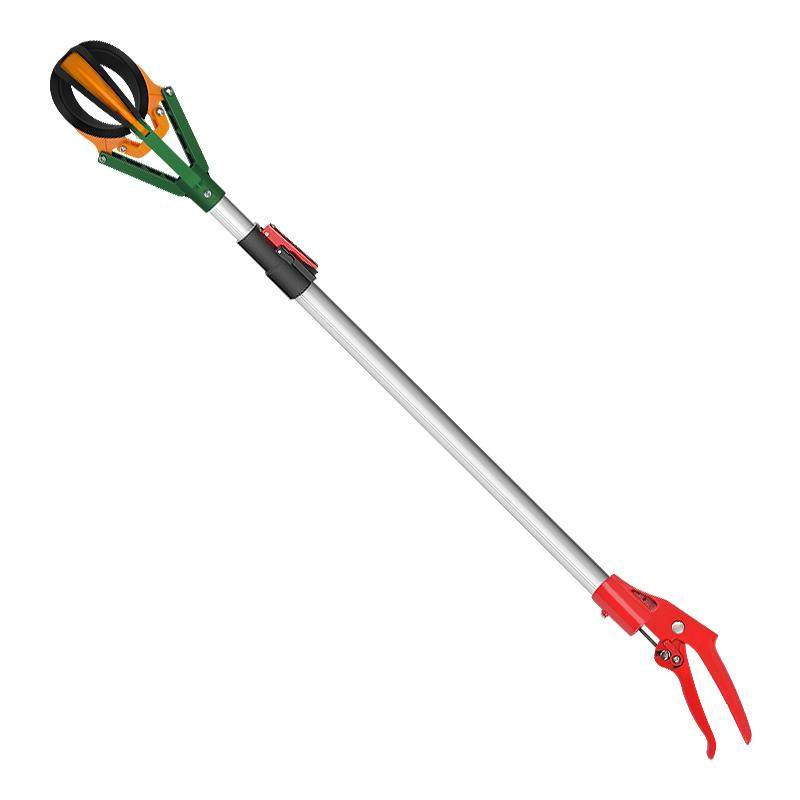 摘果神器伸缩杆三抓摘桃子工具