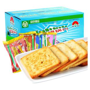 新家园烤馍片18包饼干零食休闲膨化充饥代早餐馒头整箱批发旗舰店