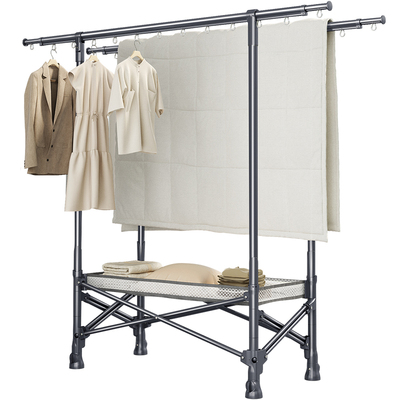 比人免安装可折叠多功能晾衣架