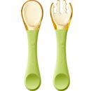 babycare宝宝勺子自主进食辅食叉勺组合