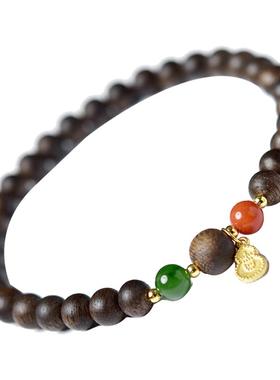 宏杰白棋沉香手串女男