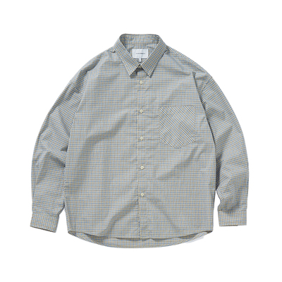 714street两色细格纹衬衫