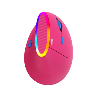 BOW人体工学三模垂直鼠标无线蓝牙有线usb充电竞静音游戏女生办公