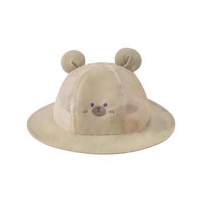 贝肽斯婴儿渔夫帽夏季薄款防晒帽