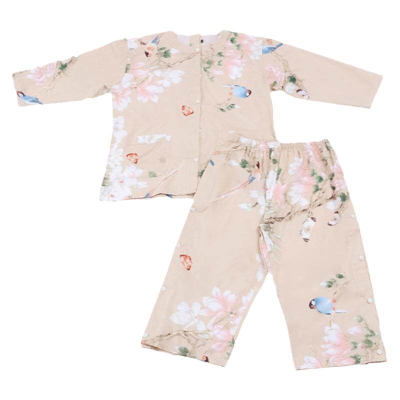 艾灸服纯棉前后开扣理疗服艾灸衣汗蒸服