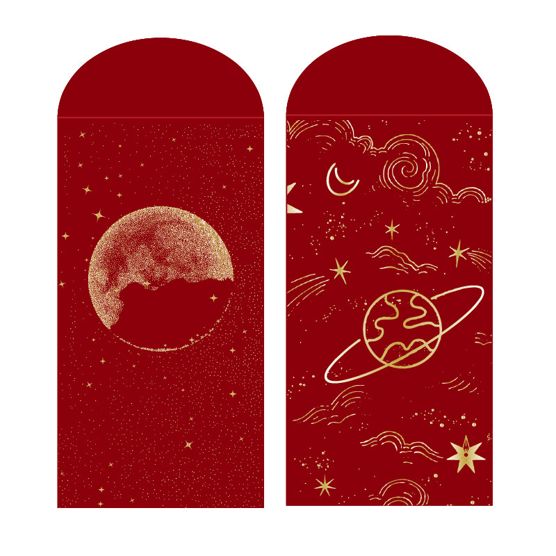 2026新款红包个性唯美星空通用款欧式创意古典高档烫金千元利是封