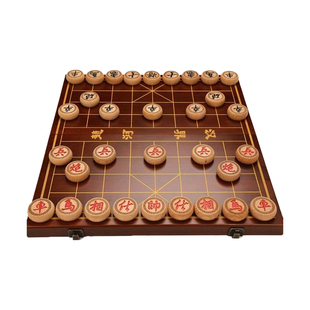 实木象棋中国象棋学生木质棋盘特大号高档黑檀木红花梨棋子紫檀