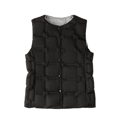 雅鹿石墨烯羽绒马甲女