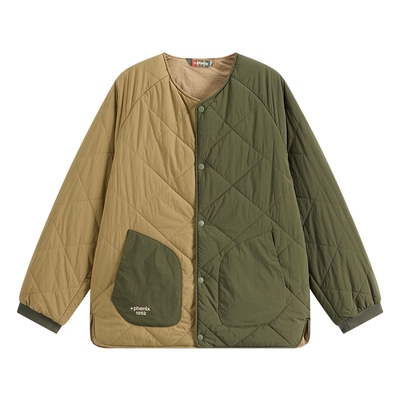 phenix两面穿棉衣2025新款撞色