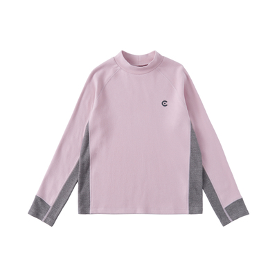 cicochild轻暖高弹拼色打底衫