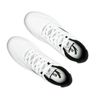 安踏板鞋男鞋皮面低帮秋冬季青少年滑板鞋厚底潮流运动休闲小白鞋