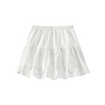 森马半身裙女夏重工绣花A字短裙松紧腰设计感浪漫俏皮可爱蛋糕裙