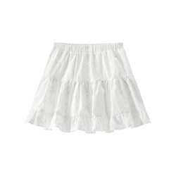 森马重工绣花A字蛋糕半身裙女