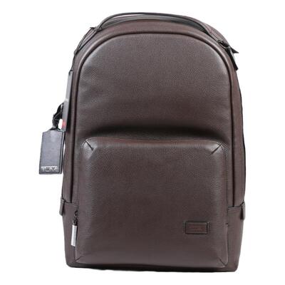 皮质商务双肩包途明男