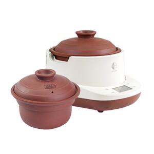 苏一堂古礼紫砂电饭煲宜兴原矿紫砂内胆无涂无釉煮饭煮粥煲汤炆炖
